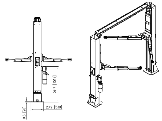 LTPA12 Blueprint Side Views