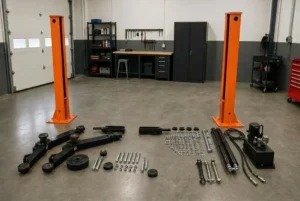 how to install automotive lift 2 post dis assembled